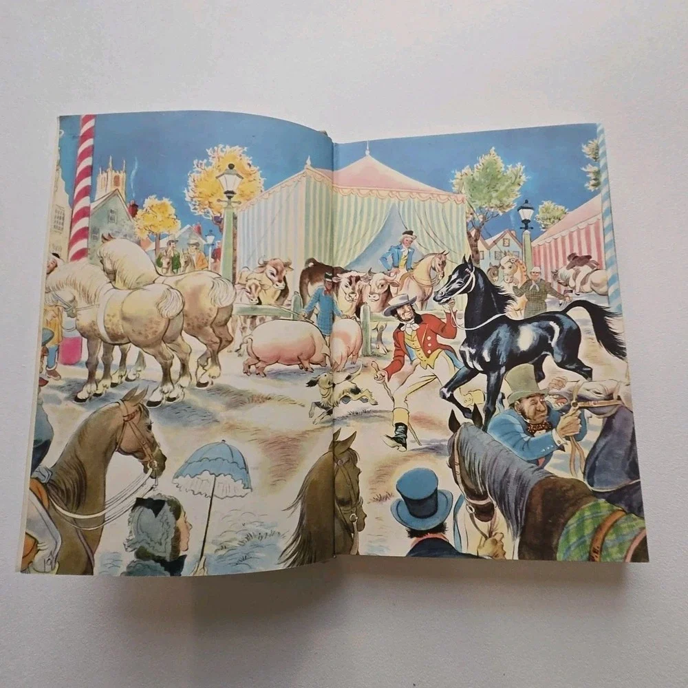 Black Beauty by Anna Sewell 1945 Illustrated Junior Library Edition Hardcover‎